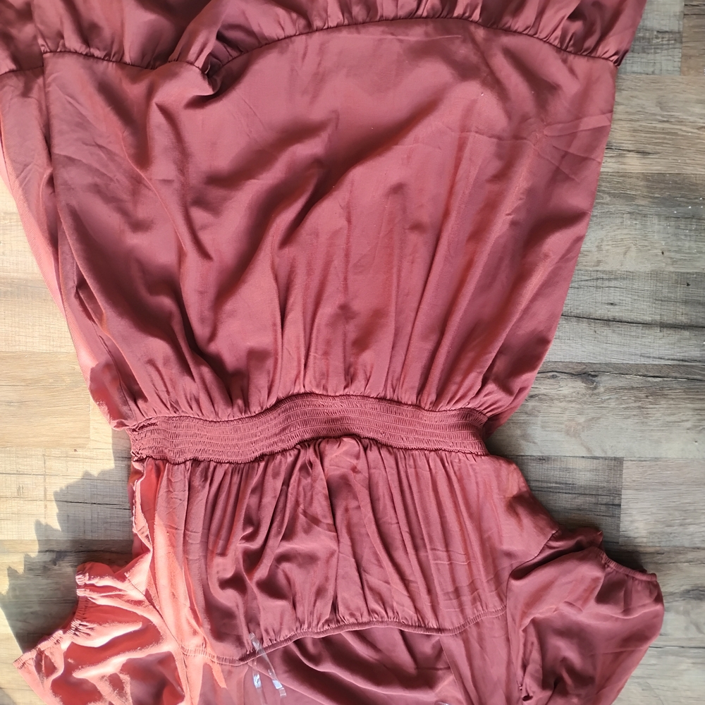 Rust Red Dress